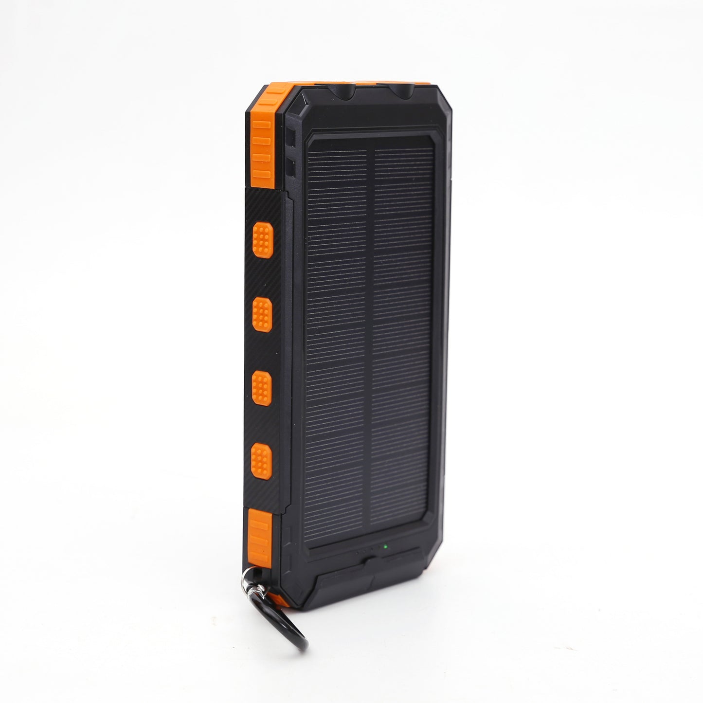 20000mAh Rugged Solar Power Bank with Compass & Dual Flashlight - Outdoor Waterproof Portable Charger