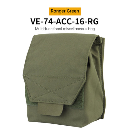 Tactical Laser Cut MOLLE Admin Pouch - Multi-Use Utility Storage & EDC Organizer