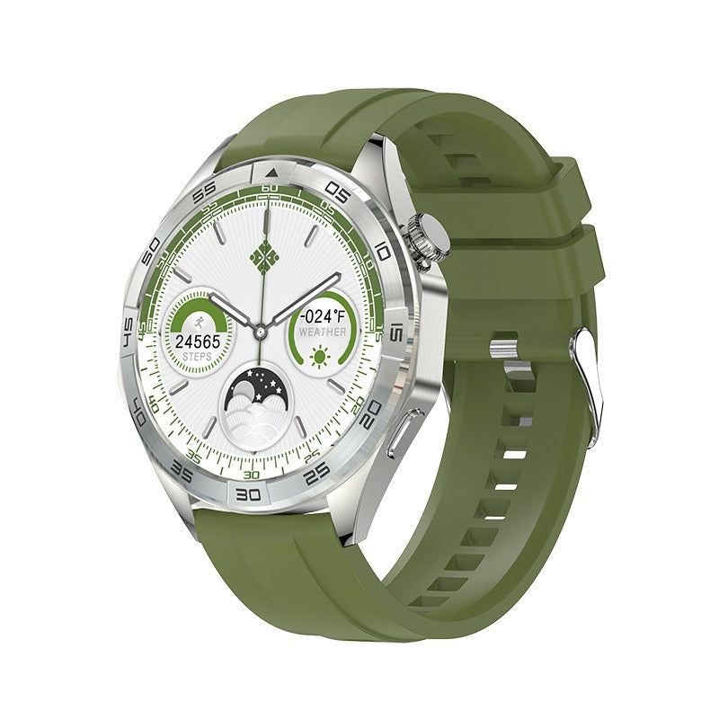 Luxury Business Smart Watch with Bluetooth Calling - Round Screen Health Monitoring Watch