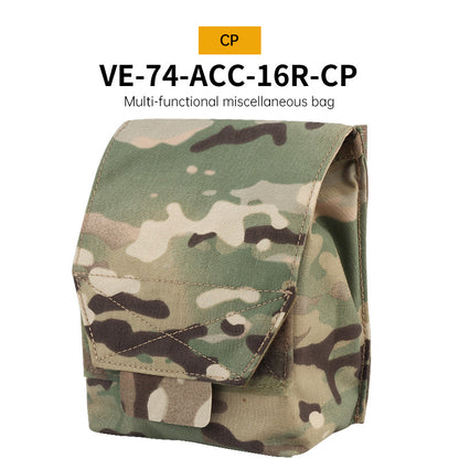 Tactical Laser Cut MOLLE Admin Pouch - Multi-Use Utility Storage & EDC Organizer
