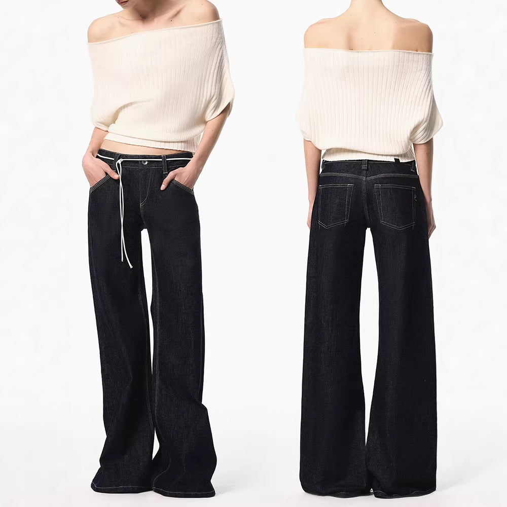 Smart Feel Multi-Way Ribbed Knit Top - Off-Shoulder Casual Loose Shirt