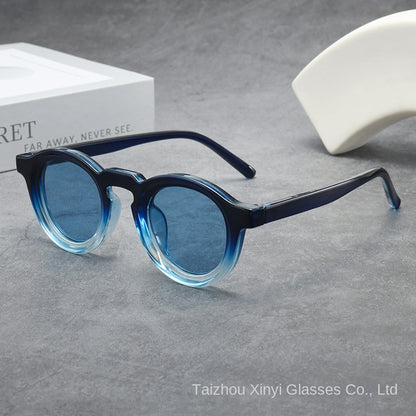 Vintage Round Small Frame Sunglasses | Unisex Fashion UV Protection Shades