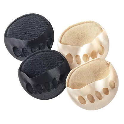 Silicone High Heel Half Sole Socks - Invisible Forefoot Cushions for Women