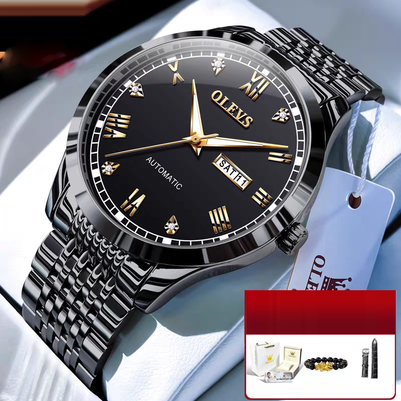 OLEVS Luxury Men's Automatic Mechanical Watch - Waterproof Luminous Business Wristwatch