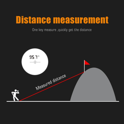 Professional Golf Laser Rangefinder - 600m Hunting & Distance Finder