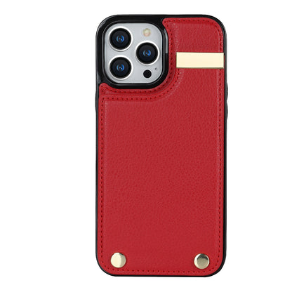 Multi-Card Accordion Leather Wallet Phone Case for iPhone 15 14 Pro Max - Kickstand Back Cover