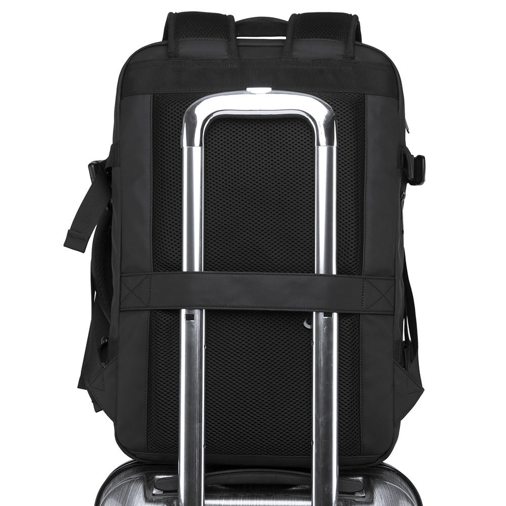 BANGE Men's Large Capacity Expandable Backpack - Waterproof Business, Travel & College Computer Bag
