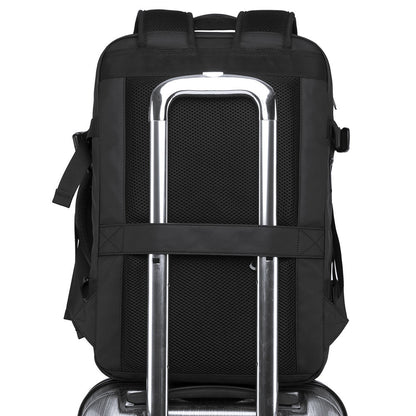 BANGE Men's Large Capacity Expandable Backpack - Waterproof Business, Travel & College Computer Bag