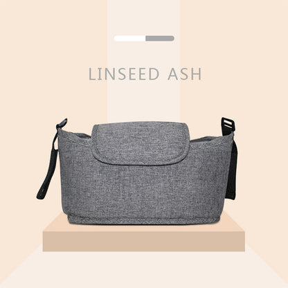 Universal Baby Stroller Organizer Bag with Cup Holder and Storage Pockets