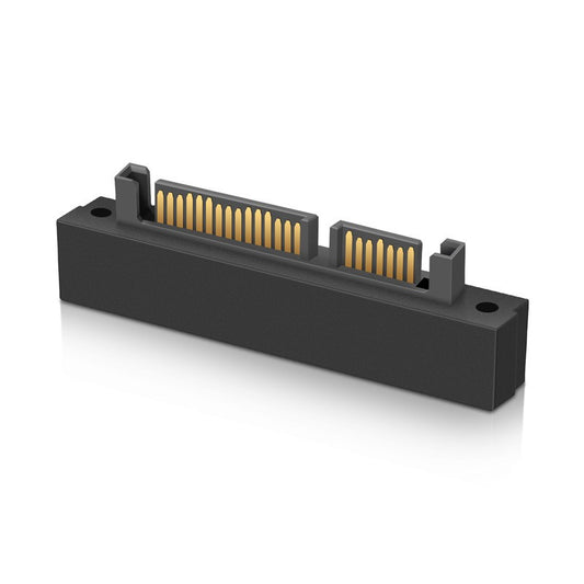SATA to SAS 90-Degree Right-Angle Adapter - SFF-8482 Motherboard Storage Connector