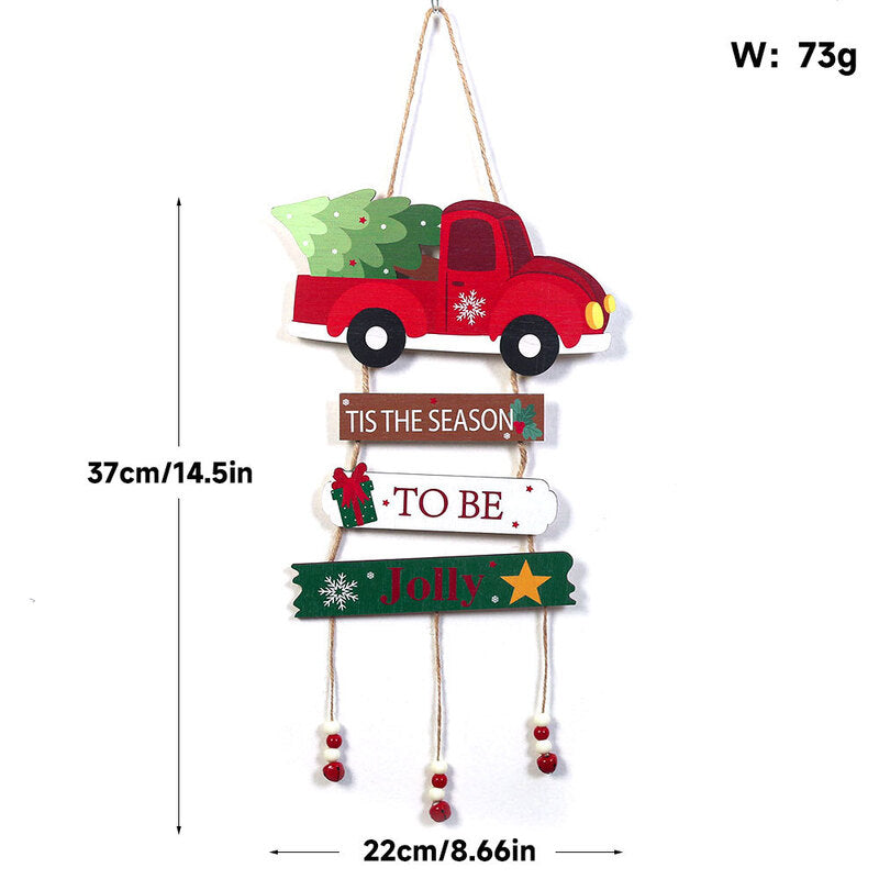 DIY Foldable Gnome Christmas Hanging Ornament - Festive Wall Decor