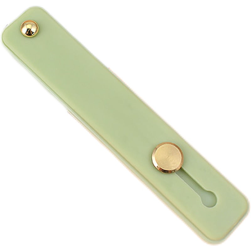 Universal Silicone Push Pull Phone Finger Strap Holder - Anti-Drop Desktop Kickstand Loop