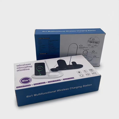 4-in-1 Fast Wireless Charging Station for iPhone, Apple Watch, AirPods & Apple Pencil