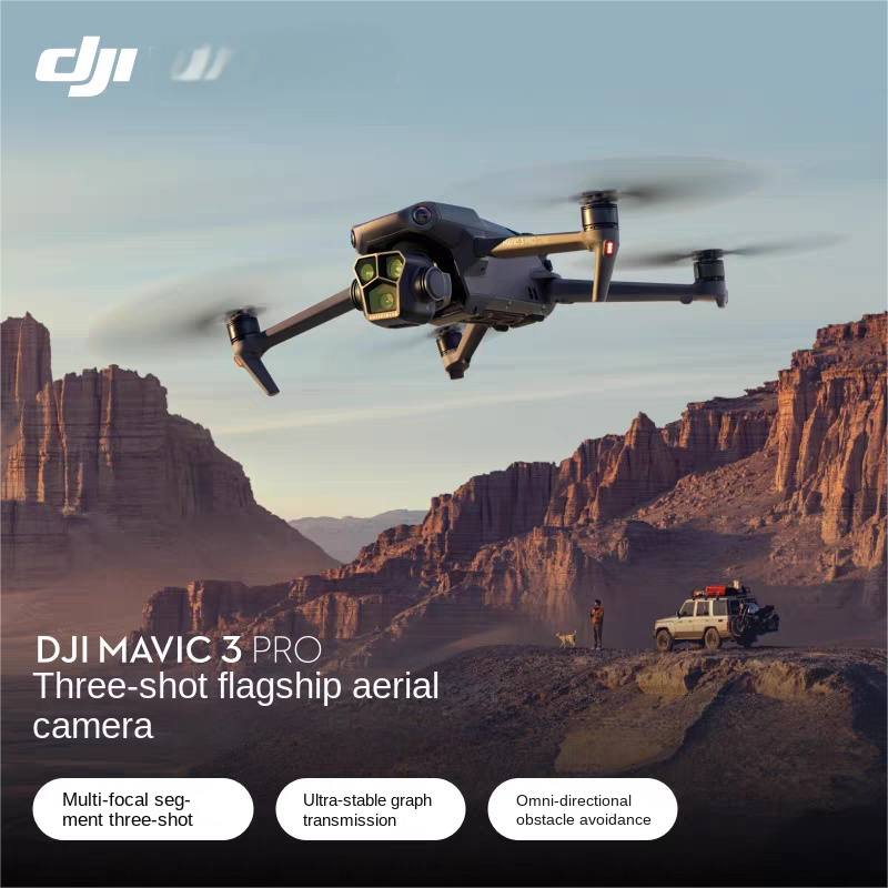 DJI Mavic 3 Pro Flagship Aerial Drone - Professional Triple-Camera System with HD Master Edition Camera