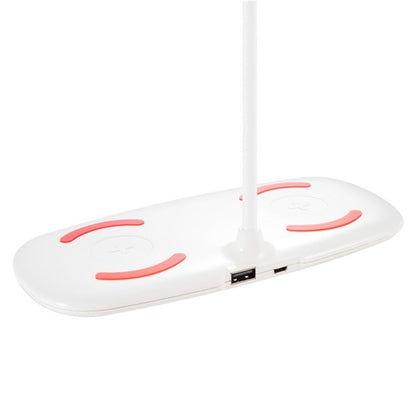 Folding LED Desk Lamp with Wireless Phone Charger - Smart Touch Control Reading Table Lamp & Night Light