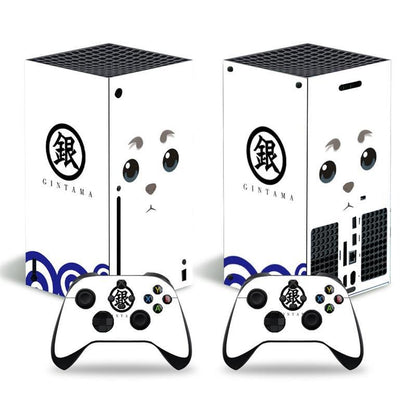 Futuristic Tech Vinyl Skin Decal Sticker Set for Xbox Series X Console & Controllers