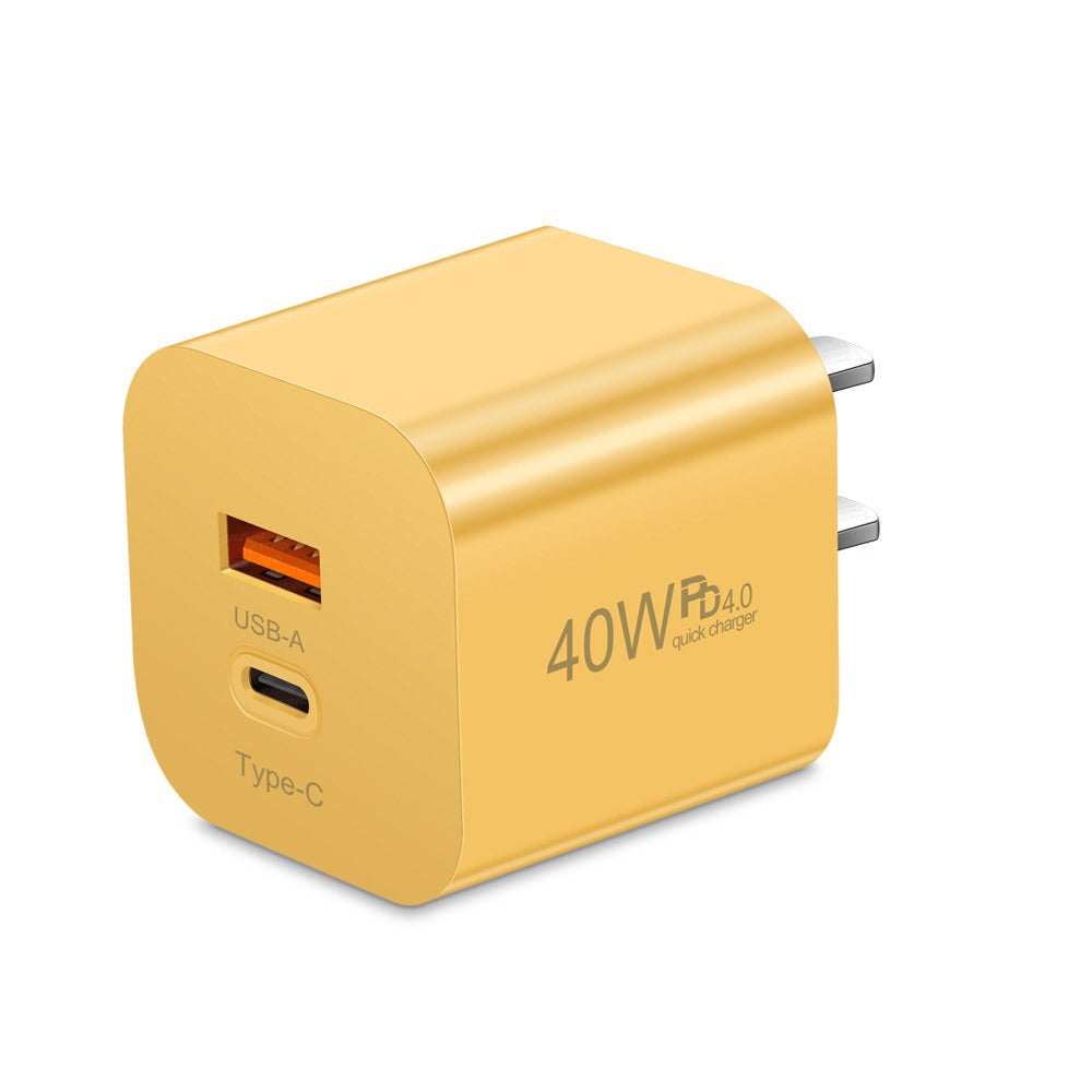 40W Fast Charging Adapter - Universal Type-C PD Wall Charger Brick