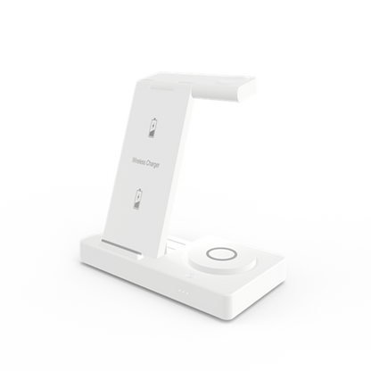 Portable 5-in-1 Wireless Charger Stand - Multi-Device Charging Dock for Apple & Samsung Devices