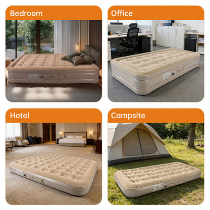 One-Touch Self-Inflating Air Mattress with Built-in Pump - Portable Camping Air Bed