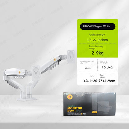 Dual Monitor Arm H180 - Full Motion Adjustable Swivel and Rotate Computer Mount