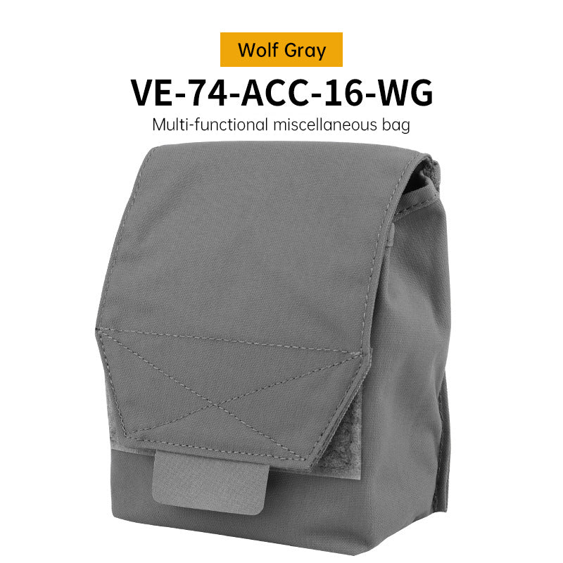 Tactical Laser Cut MOLLE Admin Pouch - Multi-Use Utility Storage & EDC Organizer