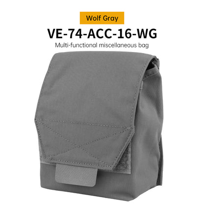 Tactical Laser Cut MOLLE Admin Pouch - Multi-Use Utility Storage & EDC Organizer