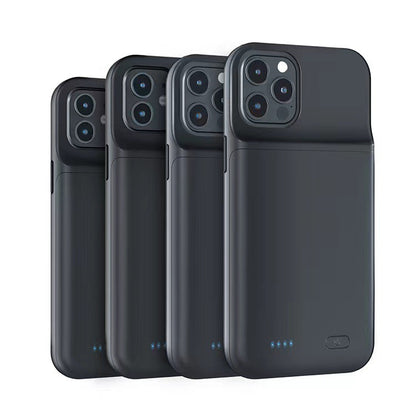 Large Capacity Battery Case for iPhone 12 & 13 Series - Portable Back Clip Power Bank Cover