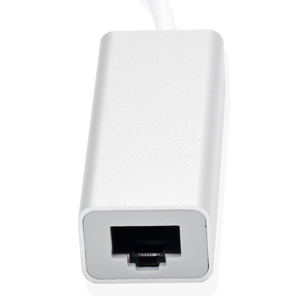 Aluminum Alloy USB & Type-C to RJ45 Ethernet Adapter - 100Mbps Network Interface Converter