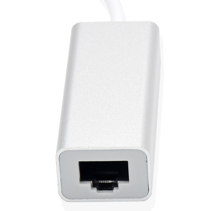 Aluminum Alloy USB & Type-C to RJ45 Ethernet Adapter - 100Mbps Network Interface Converter