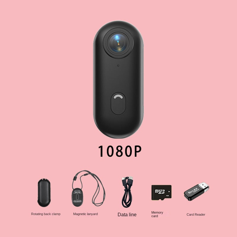 4K Miniature Sports Action Camera - Portable Magnetic Thumb Recorder for Biking & Vlogs