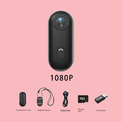 4K Miniature Sports Action Camera - Portable Magnetic Thumb Recorder for Biking & Vlogs