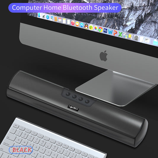Q2 Bluetooth 5.0 Soundbar Speaker - 10W Wireless Desktop Loudspeaker with 2200mAh Battery