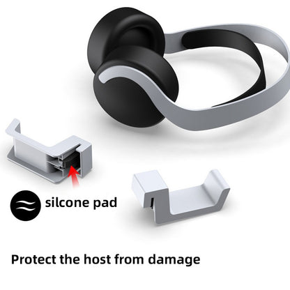 PS5 Headphone Holder - Side Mounting Headset Storage Hook & Game Console Hanging Bracket