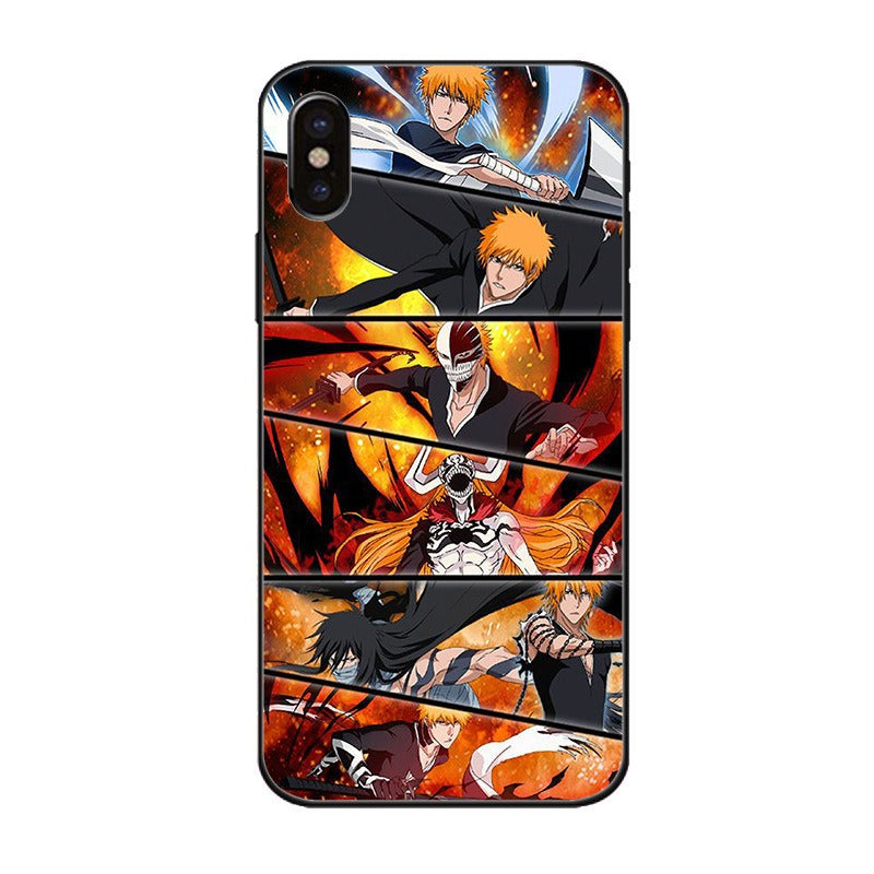 Anime Bleach Ichigo Kurosaki Phone Case - Shockproof Soft TPU Protective Cover for iPhone