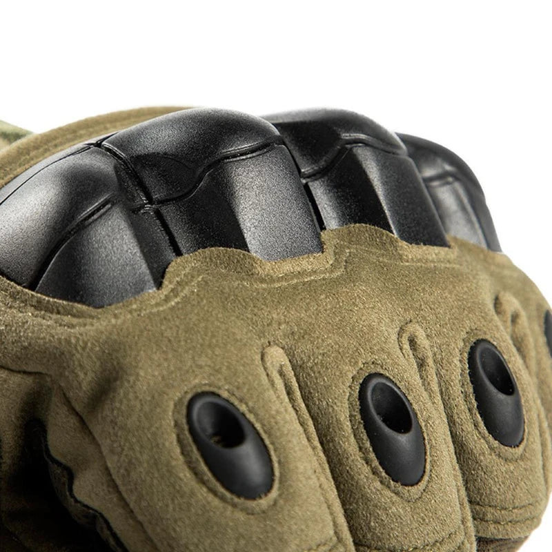 Tactical Motorcycle Full Finger Gloves | Touch Screen Motorbike Riding & Motocross Gear