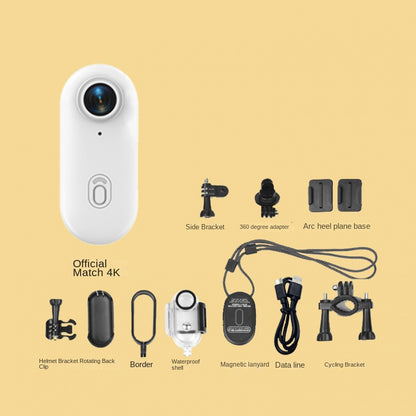4K Miniature Sports Action Camera - Portable Magnetic Thumb Recorder for Biking & Vlogs
