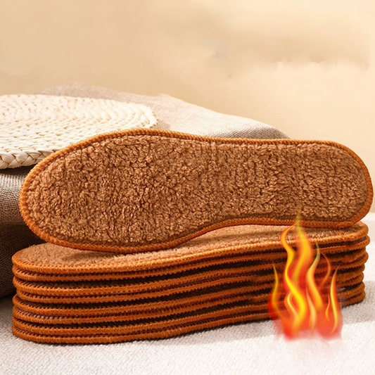 Unisex Winter Warm Velvet Thick Alpaca Insole for Snow Boots & Sports Shoes