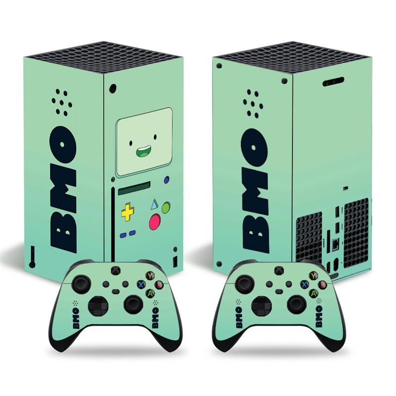 Futuristic Tech Vinyl Skin Decal Sticker Set for Xbox Series X Console & Controllers