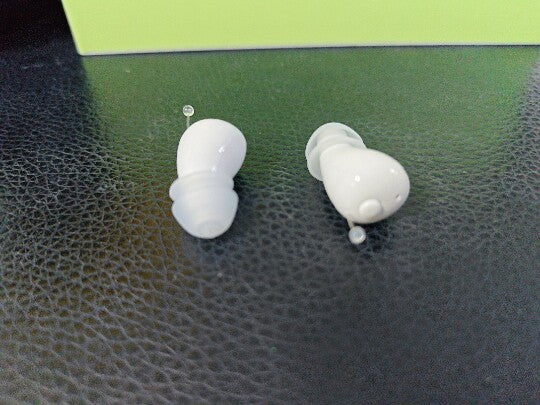 Noise-Reducing In-Ear Hearing Aid - Mini Wireless Sound Amplifier & Personal Care Device with Dock
