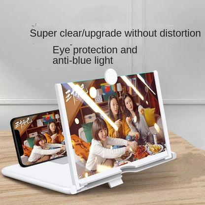 10-Inch 3D HD Phone Screen Magnifier - Stretchable Desktop Screen Amplifier & Phone Stand