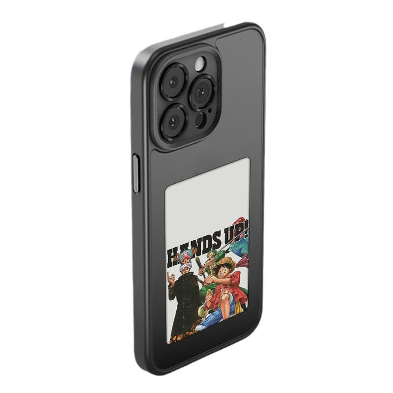 Smart E-Ink Screen NFC DIY Photo Display Phone Case for iPhone 15 14 13 Pro Max - Battery-Free Refreshable Cover