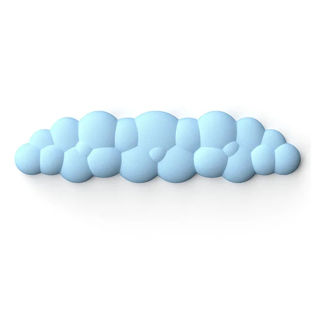 Cloud Memory Foam Keyboard & Mouse Wrist Rest Set - Ergonomic Anti-Slip Desktop Wrist Support Pad for Office & Gaming
