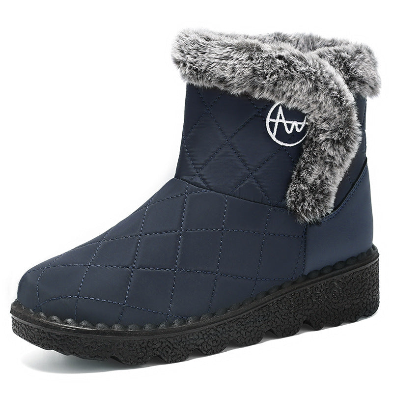 Women's Soft Soled Polyurethane Velvet Thick Snow Boots