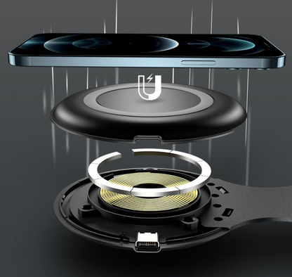 3-in-1 Magnetic Foldable Wireless Charging Pad for iPhone, Apple Watch & AirPods - Portable Travel Charger