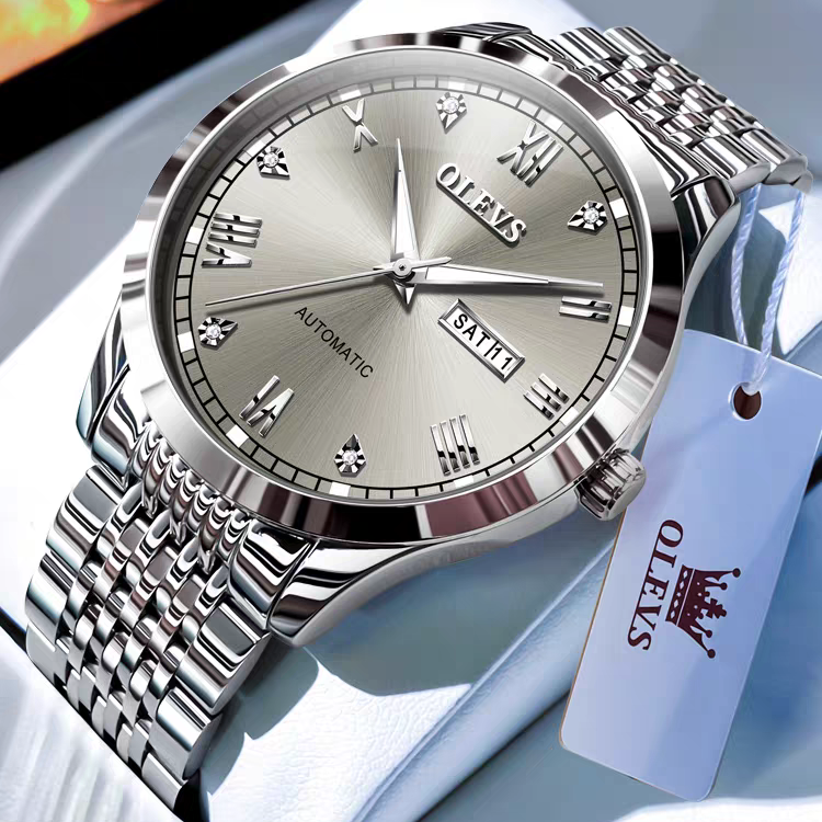 OLEVS Luxury Men's Automatic Mechanical Watch - Waterproof Luminous Business Wristwatch