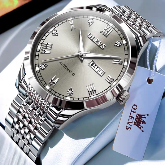 OLEVS Luxury Men's Automatic Mechanical Watch - Waterproof Luminous Business Wristwatch