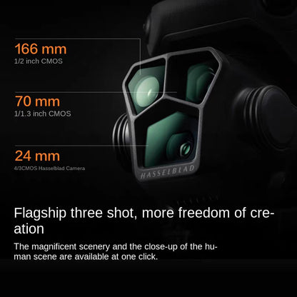 DJI Mavic 3 Pro Flagship Aerial Drone - Professional Triple-Camera System with HD Master Edition Camera