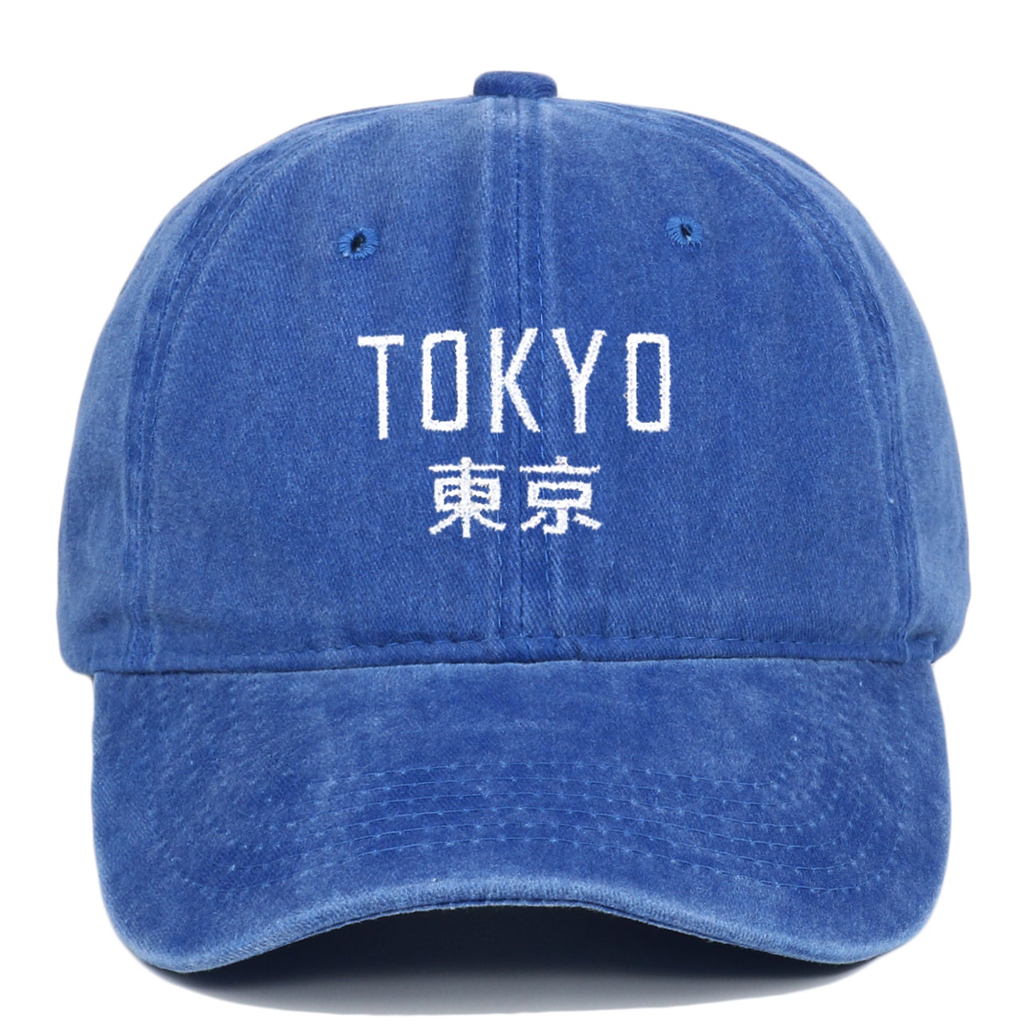Unisex Embroidered Tokyo Kanji Dad Hat - Outdoor Sun Protection Cap