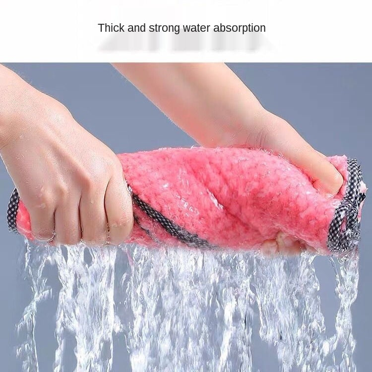 Thickened Absorbent Kitchen Dish Towel / Non-Stick Oil Cleaning Cloth Roll