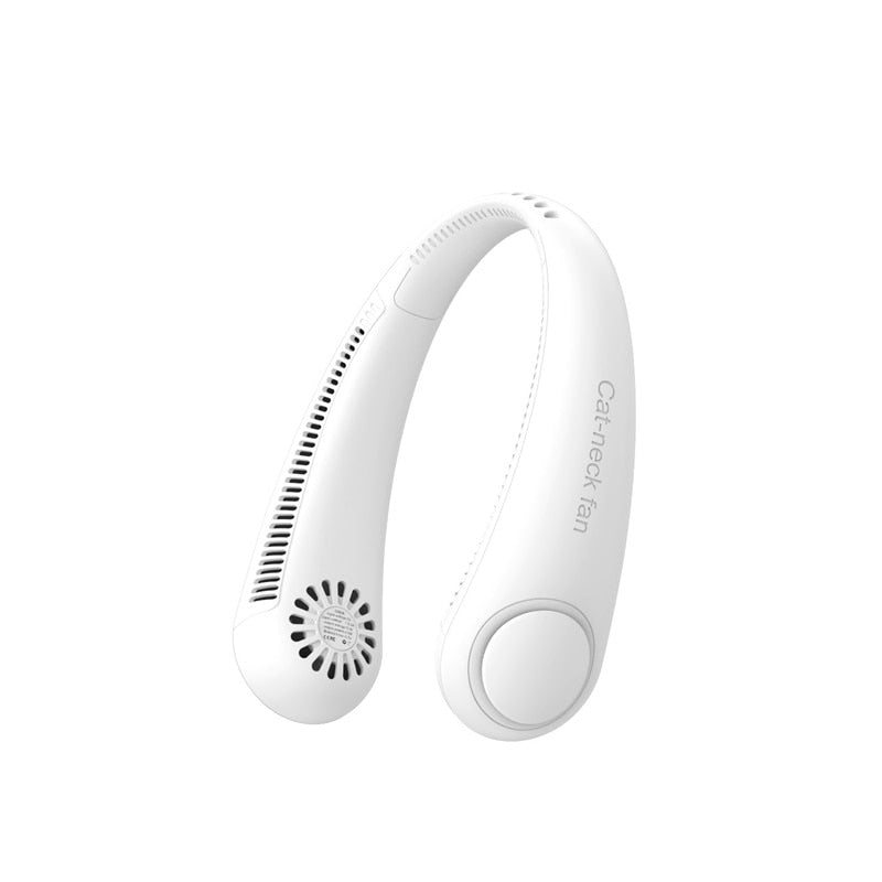 Xiaomi Mini Neck Fan - Portable Wireless Bladeless USB Rechargeable Wearable Air Cooler Fan